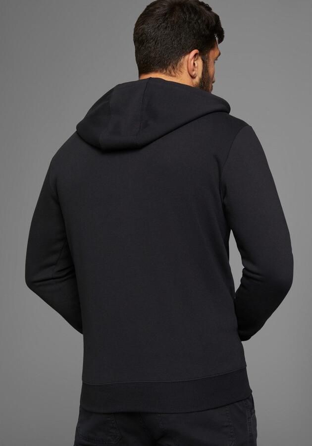 Man's World Capuchonsweatvest met zakken - Foto 3