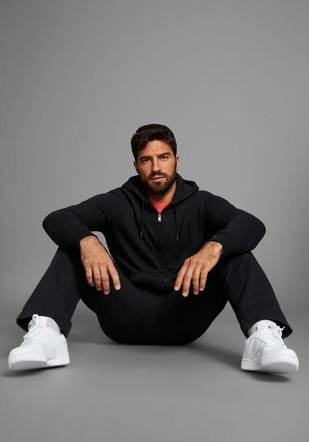 Man's World Capuchonsweatvest met zakken - Foto 5