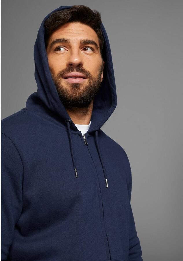 Man's World Capuchonsweatvest met zakken - Foto 2