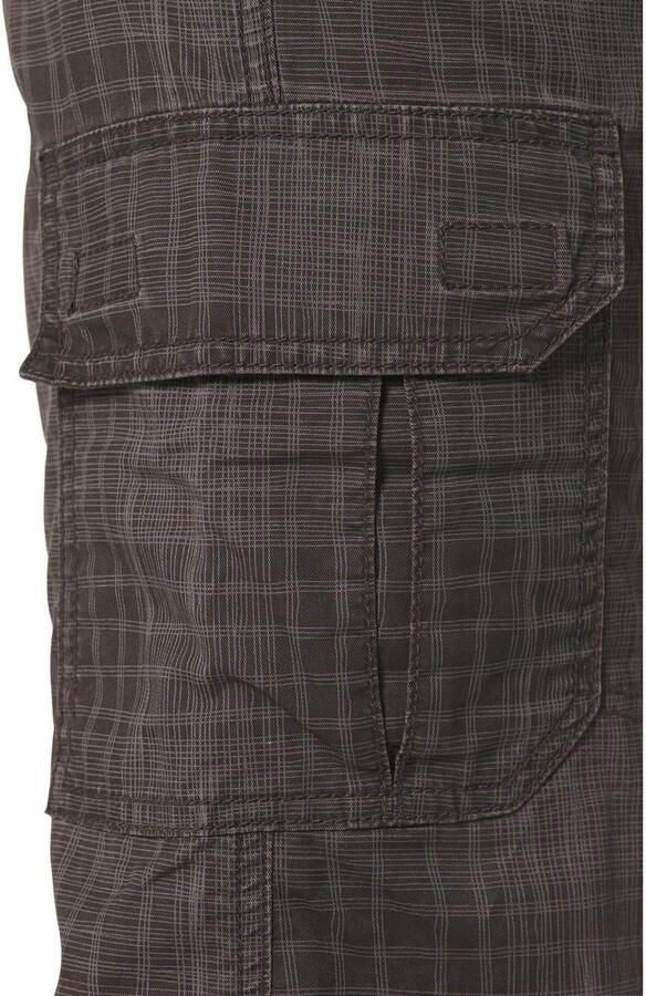 Man's World Cargobermuda in 3 4-lengte met een trendy ruitmotief - Foto 7