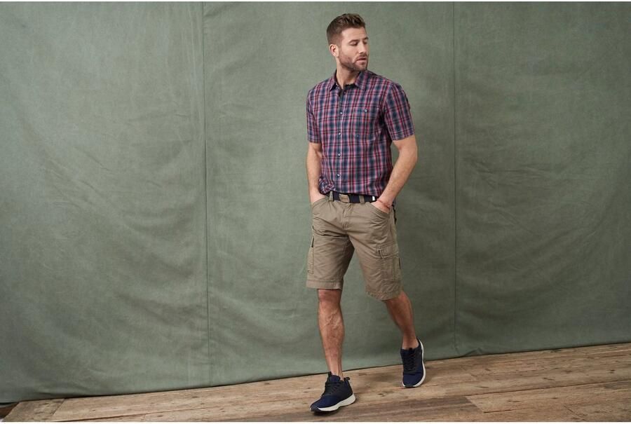 Man's World Cargobermuda ook in grote maten - Foto 9