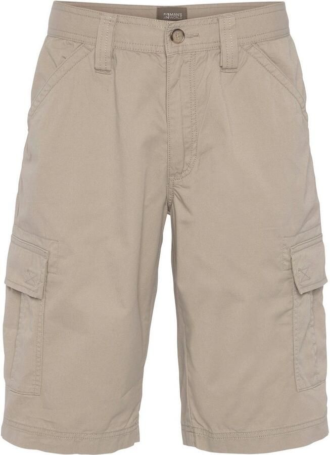 Man's World Cargobermuda ook in grote maten