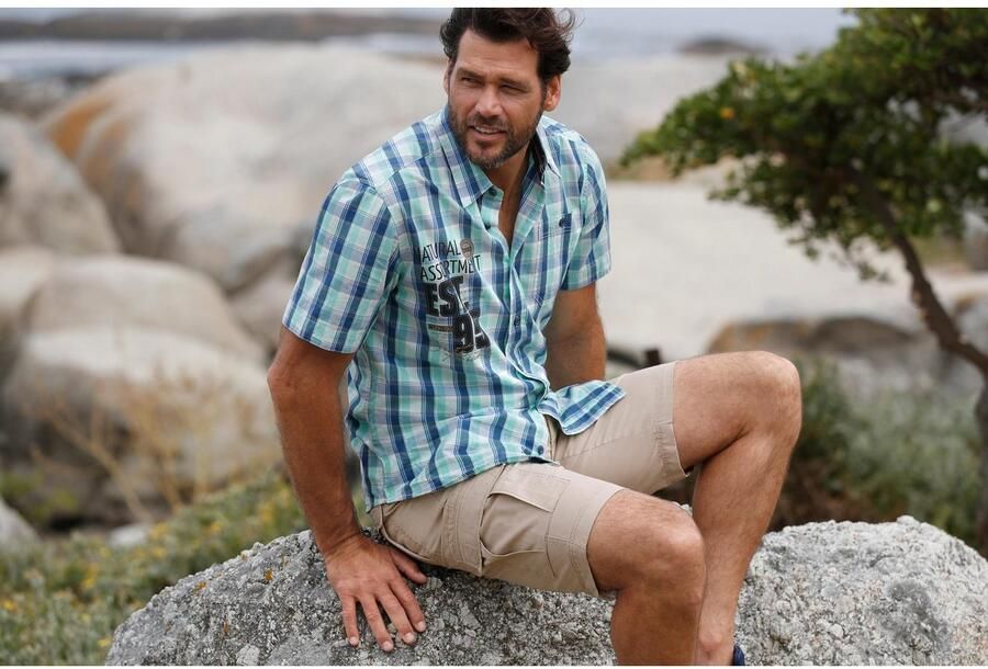 Man's World Cargobermuda ook in grote maten - Foto 10