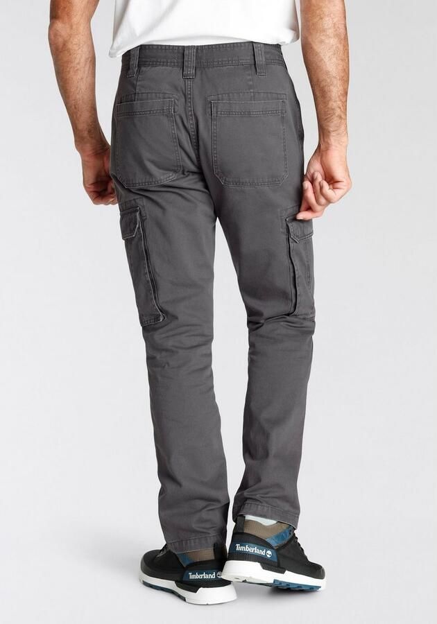 Man's World Cargobroek met opgestikte zakken - Foto 3