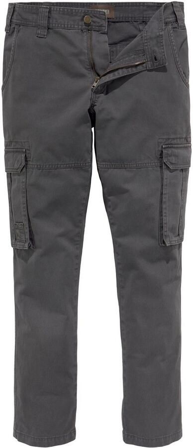 Man's World Cargobroek met opgestikte zakken - Foto 5