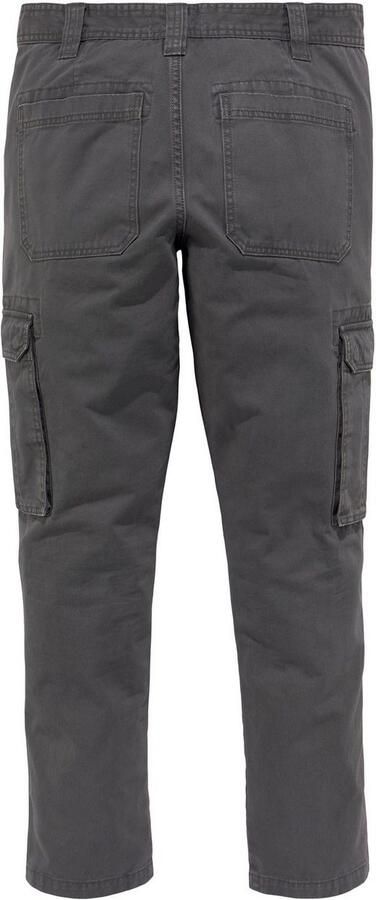 Man's World Cargobroek met opgestikte zakken - Foto 6
