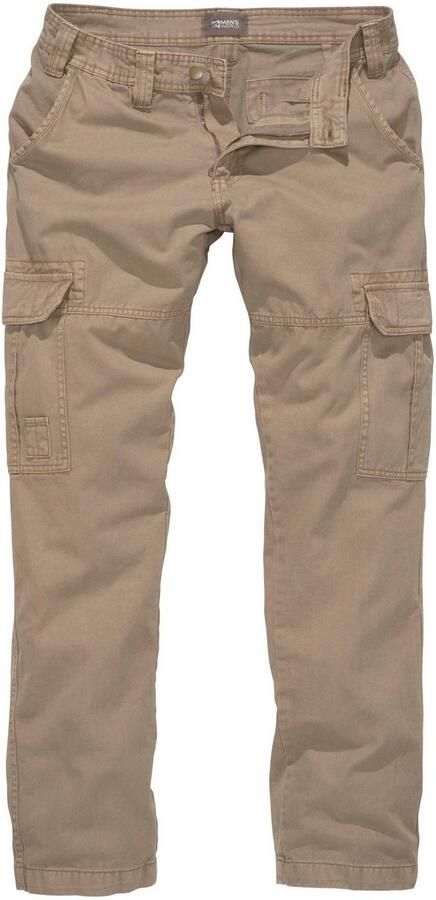 Man's World Cargobroek met opgestikte zakken - Foto 6
