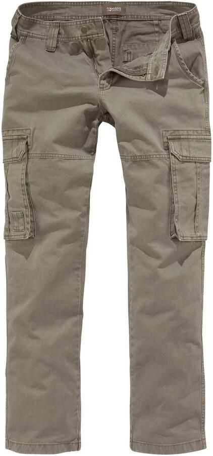 Man's World Cargobroek met opgestikte zakken - Foto 6