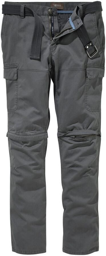 Man's World Cargobroek met zip-offfunctie (set Met riem) - Foto 8