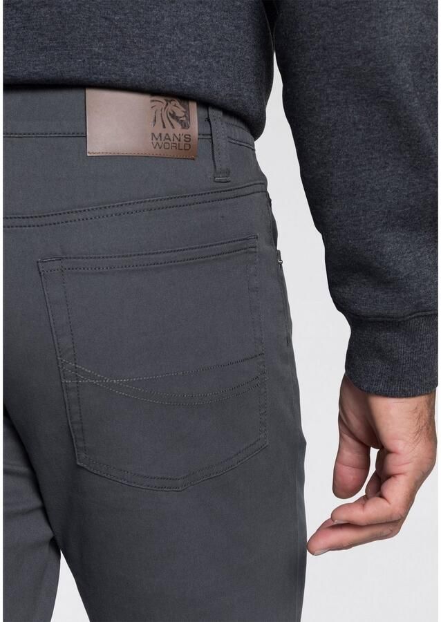 Man's World Five-pocketsbroek Stretchbroek met een elastische band