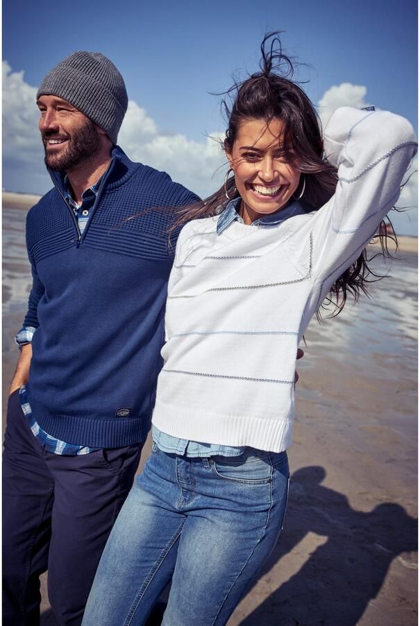 Bruno Banani Schipperstrui met een ritssluiting - Foto 6