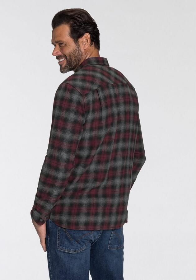 Man's World Flanellen overhemd met twee borstzakken - Foto 4