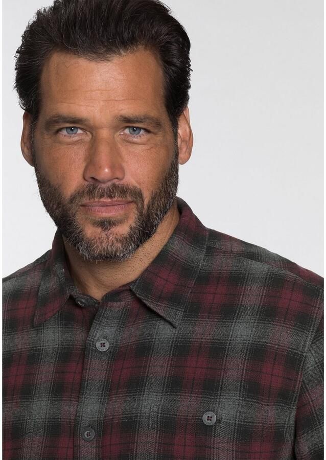 Man's World Flanellen overhemd met twee borstzakken - Foto 2