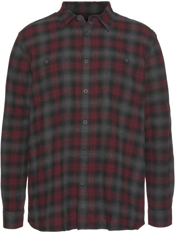 Man's World Flanellen overhemd met twee borstzakken - Foto 1