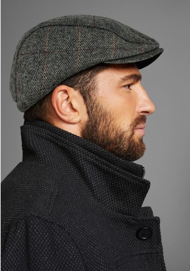 Man's World Flat cap stijlvolle winter-flatcap verwarmend gevoerd nieuw