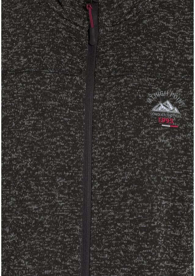 Man's World Gebreid fleecejack voor de tussenseizoen met ritszakken met opstaande kraag - Foto 4