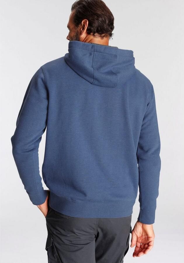 Man's World Hoodie lange mouwen losse pasvorm effen met capuchon - Foto 4