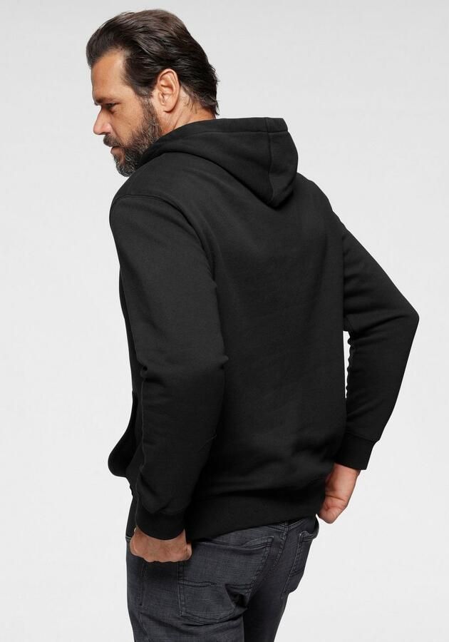 Man's World Hoodie lange mouwen losse pasvorm effen met capuchon - Foto 5