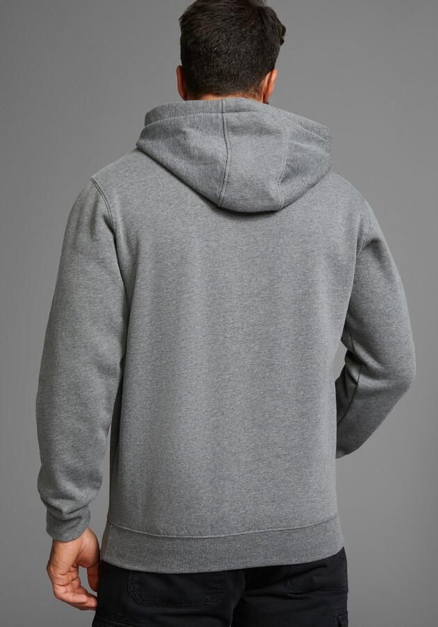 Man's World Hoodie lange mouwen losse pasvorm effen met capuchon - Foto 3