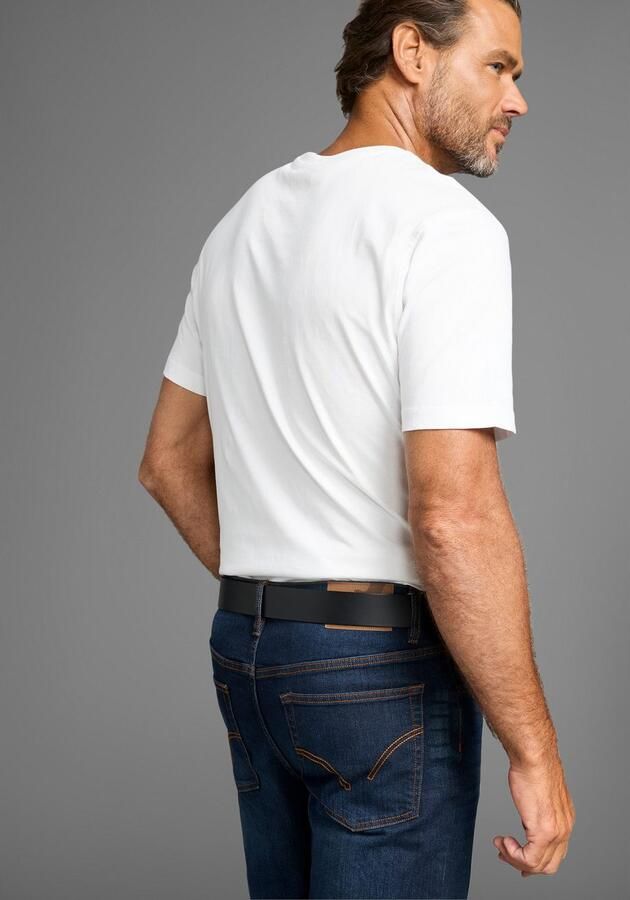 Man's World Koppelriem met tijdloze matte zilverkleurige gesp tot nieuw - Foto 4