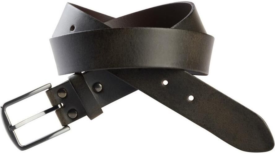 Man's World Leren riem in klassiek ontwerp met edel glanzende gesp nieuw - Foto 7