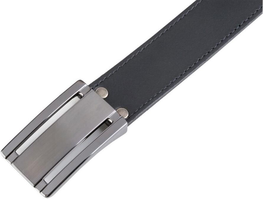 Man's World Leren riem met elegante gesp tot nieuw