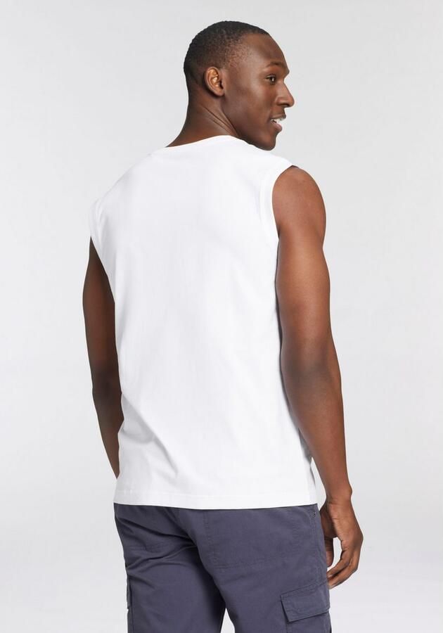 Man's World Muscle-shirt mouwloos basic stijl effen ronde hals (3-delig Set van 3) - Foto 5
