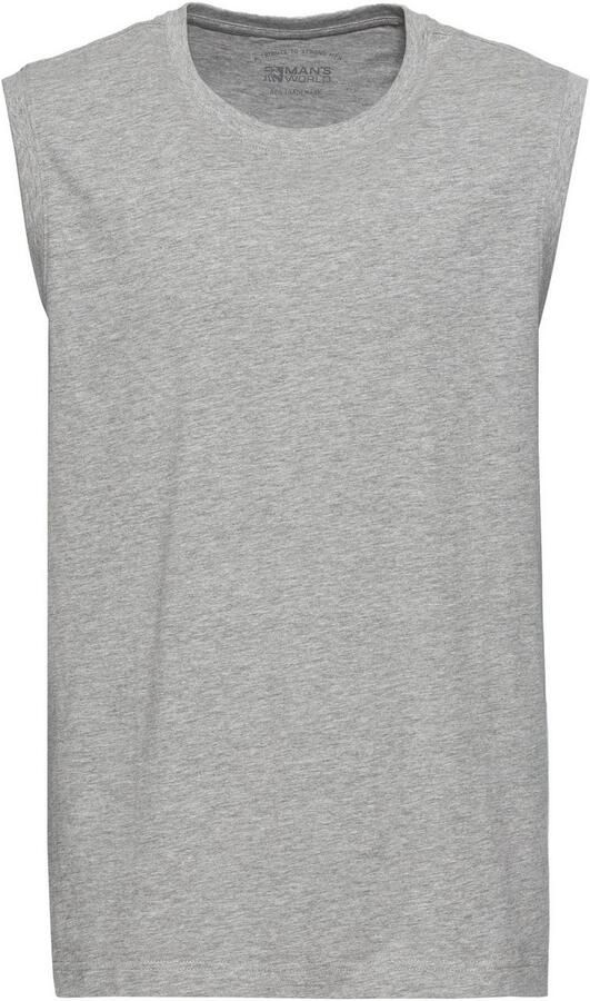 Man's World Muscle-shirt mouwloos basic stijl effen ronde hals (3-delig Set van 3) - Foto 8