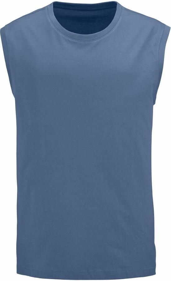 Man's World Muscle-shirt mouwloos basic stijl effen ronde hals (3-delig Set van 3) - Foto 7