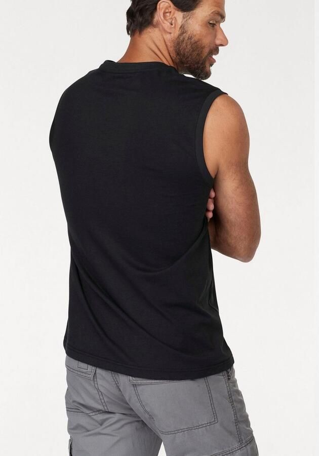 Man's World Muscle-shirt mouwloos bedrukt ronde hals van 100% katoen (2-delig Set van 2) - Foto 6