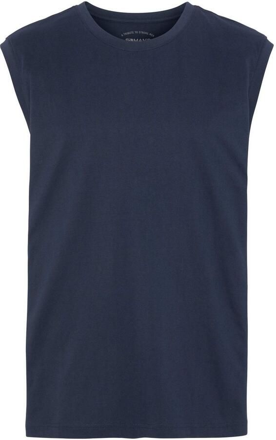 Man's World Muscle-shirt mouwloos bedrukt ronde hals van 100% katoen (2-delig Set van 2) - Foto 7