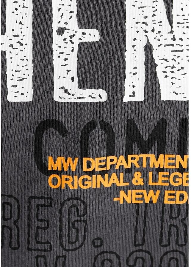 Man's World Muscle-shirt zonder mouwen bedrukt ronde hals van katoen