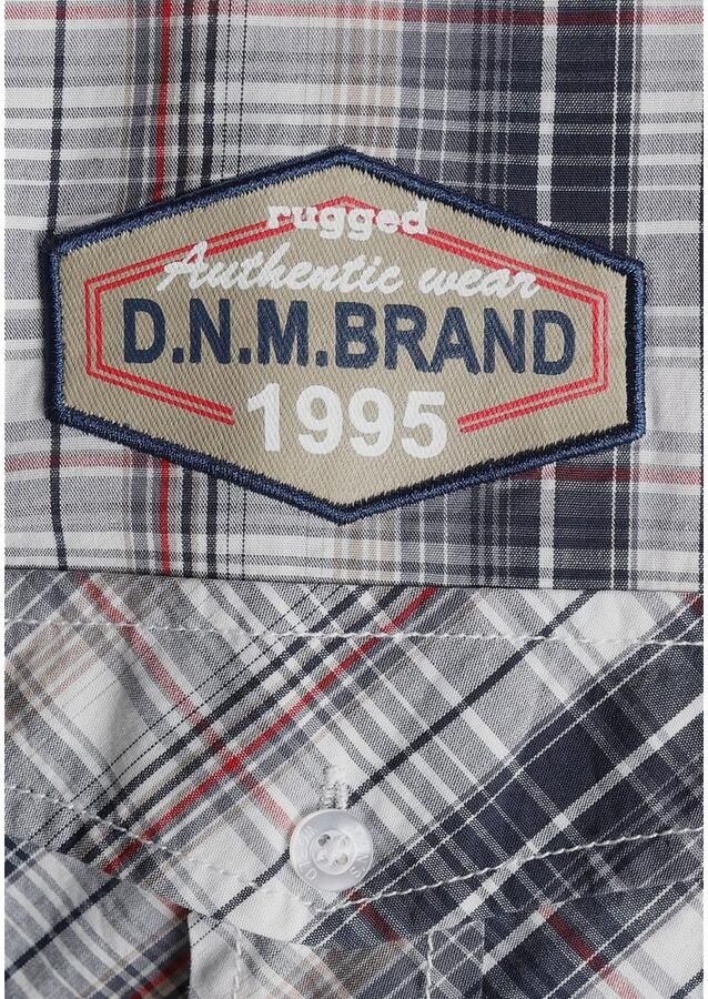 Man's World Overhemd met korte mouwen in geruit ontwerp - Foto 2