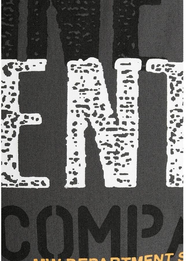 Man's World Overhemd met korte mouwen met borstprint