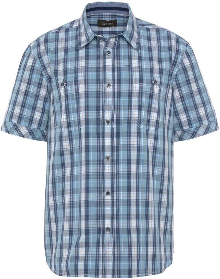 Man's World Overhemd met korte mouwen met borstzakken