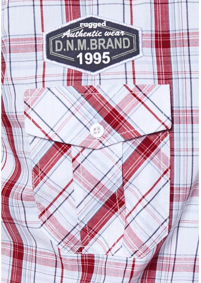 Man's World Overhemd met korte mouwen met modieuze applicaties - Foto 3