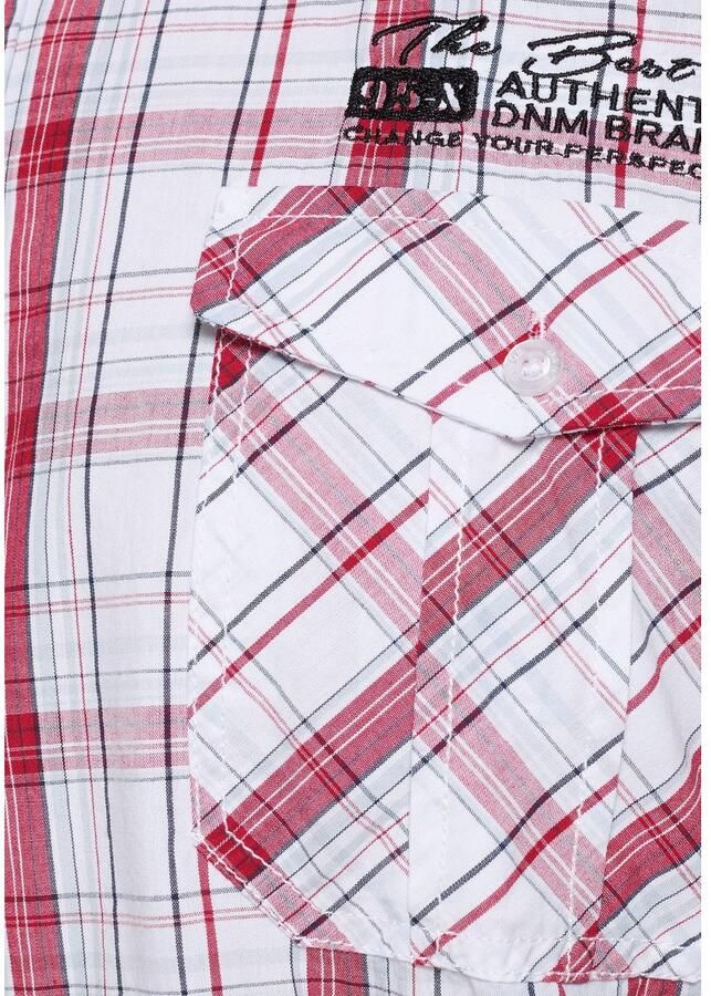 Man's World Overhemd met korte mouwen met modieuze applicaties - Foto 2