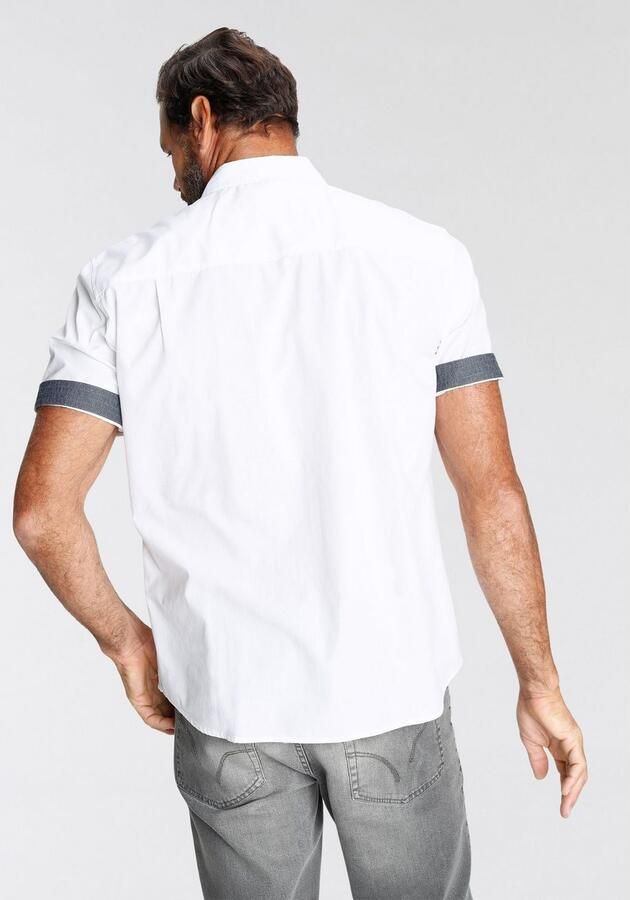 Man's World Overhemd met korte mouwen met print - Foto 4