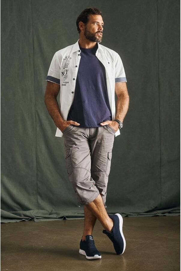 Man's World Overhemd met korte mouwen met print - Foto 8