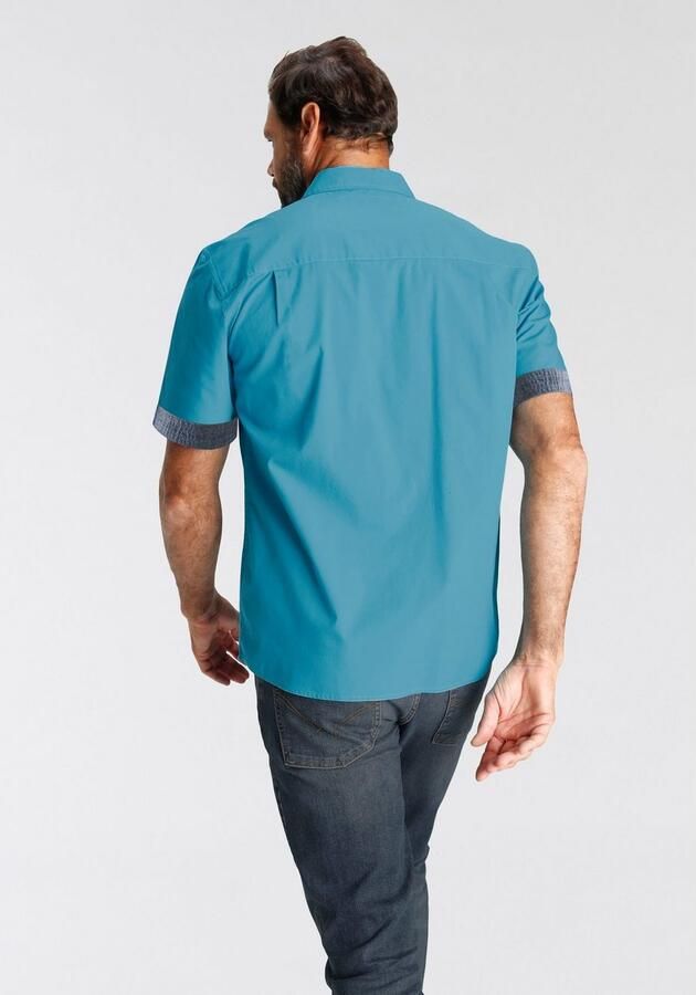 Man's World Overhemd met korte mouwen met print - Foto 7