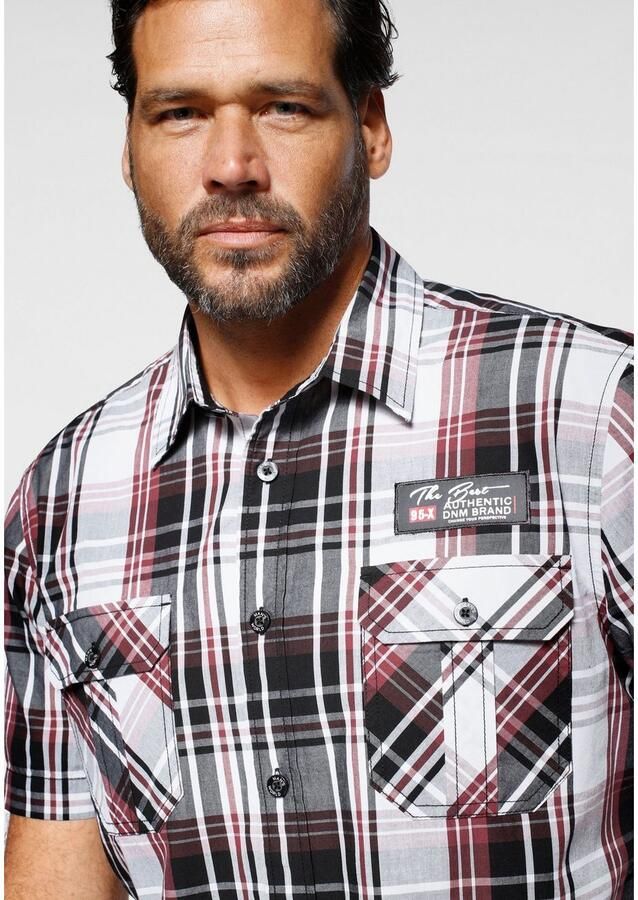 Man's World Overhemd met korte mouwen met twee borstzakken - Foto 3