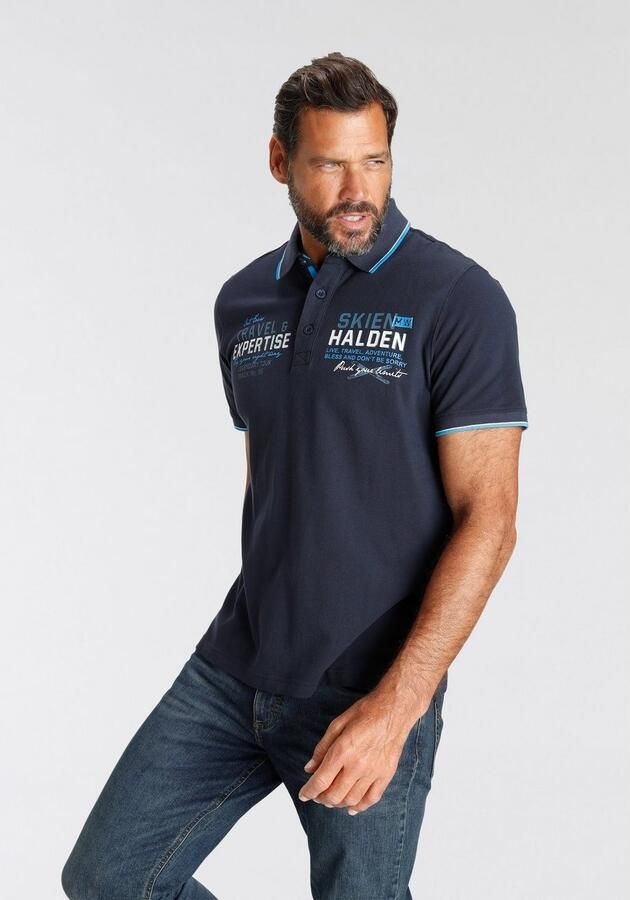 Man's World Poloshirt Korte mouwen bedrukt ontwerp polokraag van katoen - Foto 4