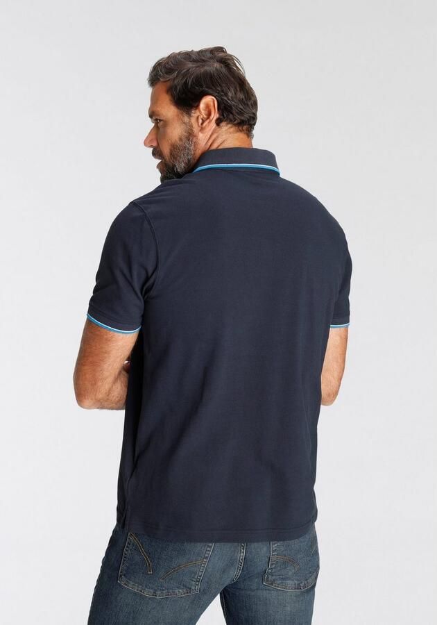 Man's World Poloshirt Korte mouwen bedrukt ontwerp polokraag van katoen - Foto 5