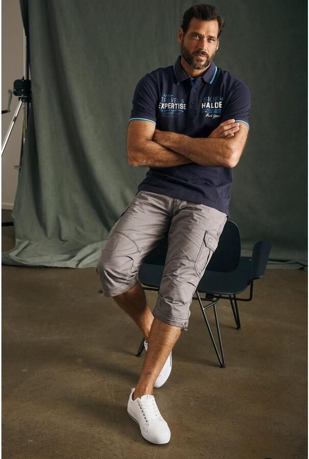 Man's World Poloshirt Korte mouwen bedrukt ontwerp polokraag van katoen - Foto 6