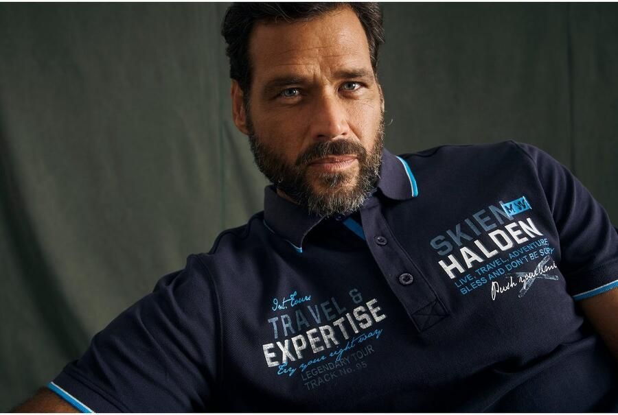 Man's World Poloshirt Korte mouwen bedrukt ontwerp polokraag van katoen - Foto 8