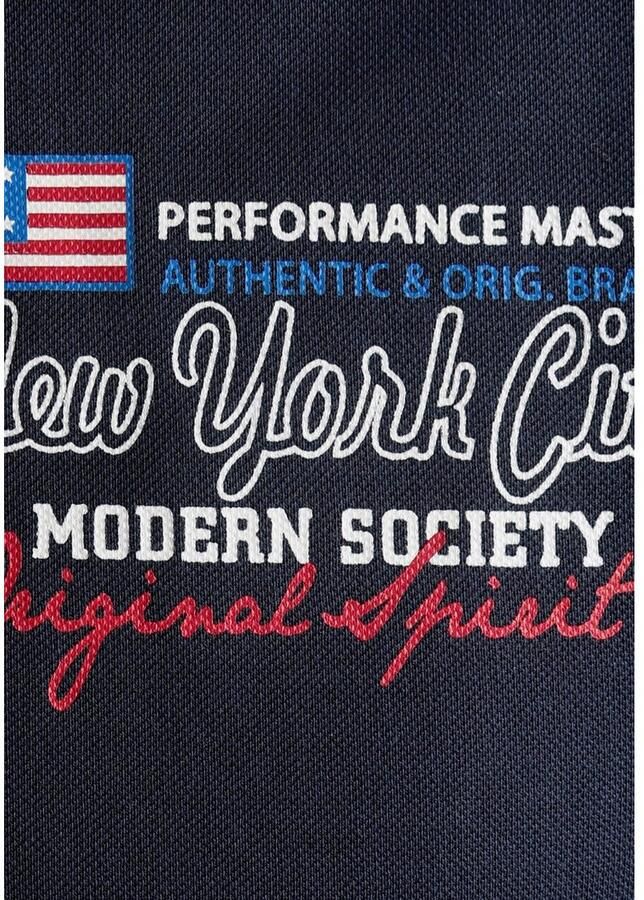 Man's World Poloshirt Korte mouwen casual pasvorm bedrukt polokraag - Foto 2