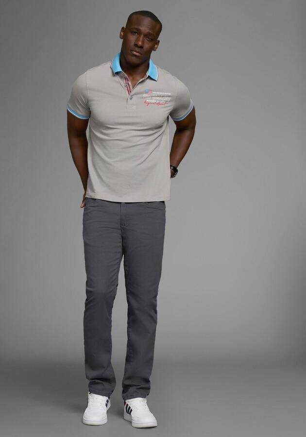 Man's World Poloshirt Korte mouwen casual pasvorm bedrukt polokraag - Foto 5
