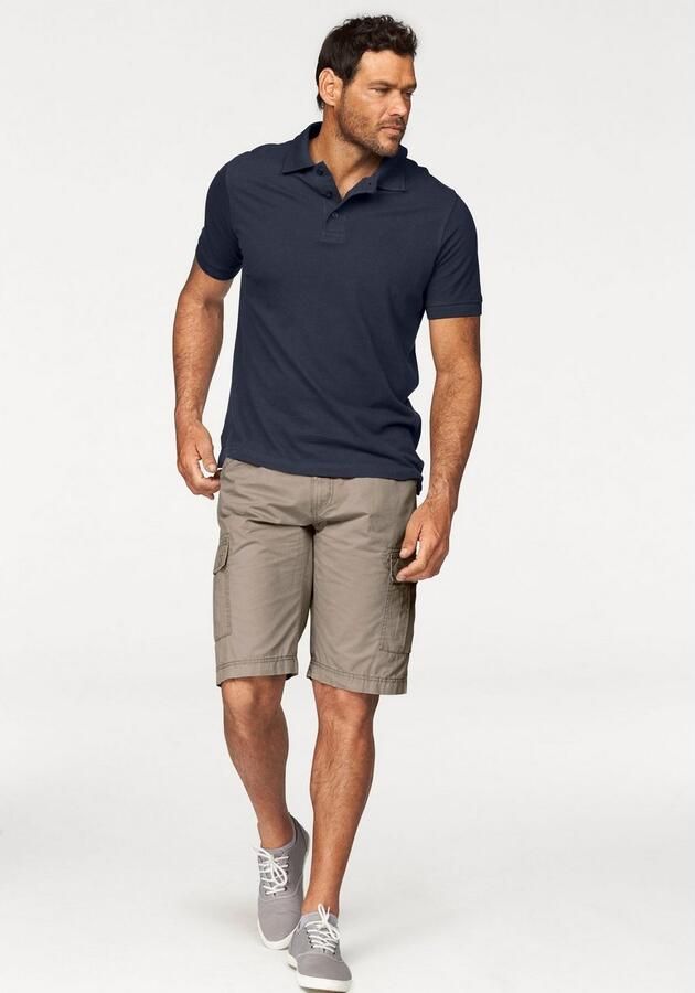 Man's World Poloshirt Korte mouwen losse pasvorm effen - Foto 5