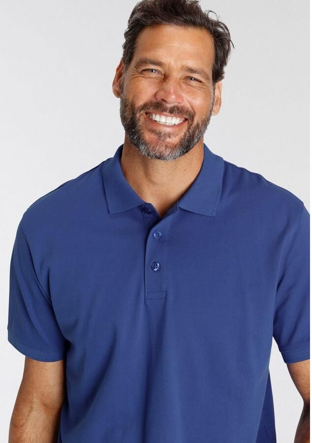 Man's World Poloshirt Korte mouwen losse pasvorm effen - Foto 3