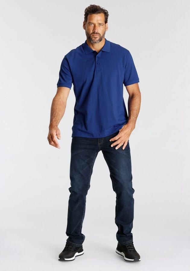 Man's World Poloshirt Korte mouwen losse pasvorm effen - Foto 6